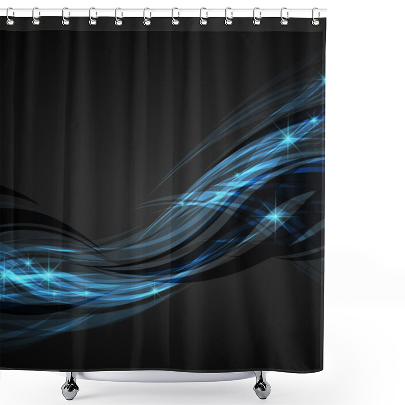 Personality  Abstract Background Shower Curtains