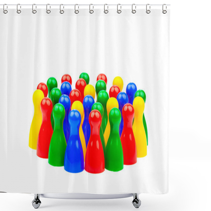 Personality  Together In Harmony Shower Curtains