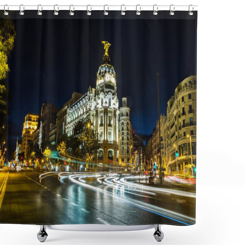 Personality  Metropolis Hotel In Madrid Shower Curtains