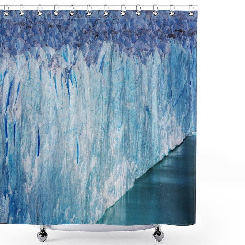 Personality  Ice Glacier In Argentina Shower Curtains