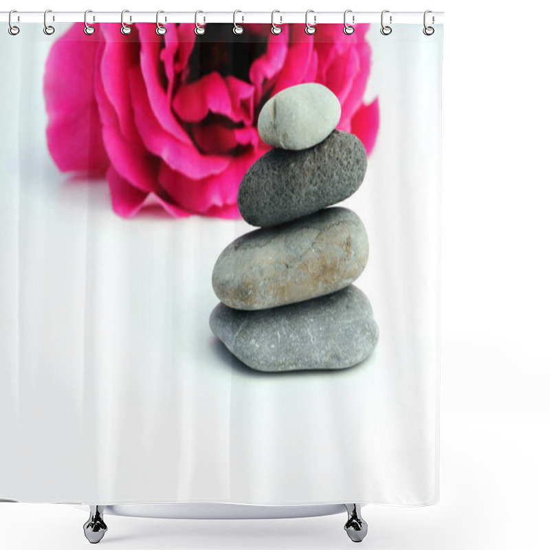 Personality  Zen Stones Shower Curtains