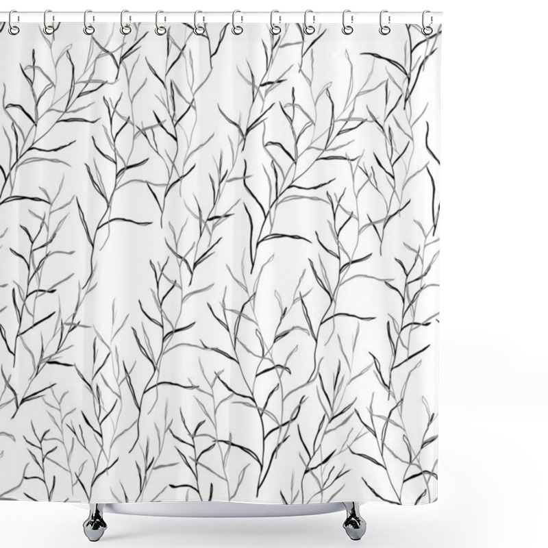 Personality  Branches Pattern Shower Curtains