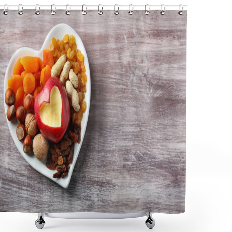 Personality  Healthy Food Concept Shower Curtains