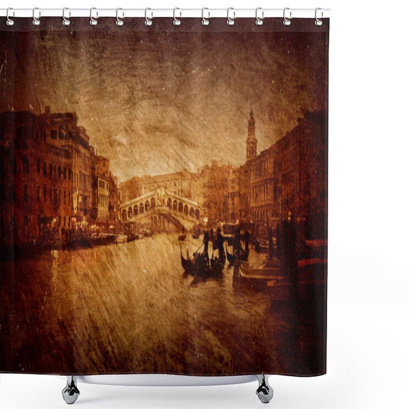 Personality  Rialto Bridge, Venice - Italy Shower Curtains