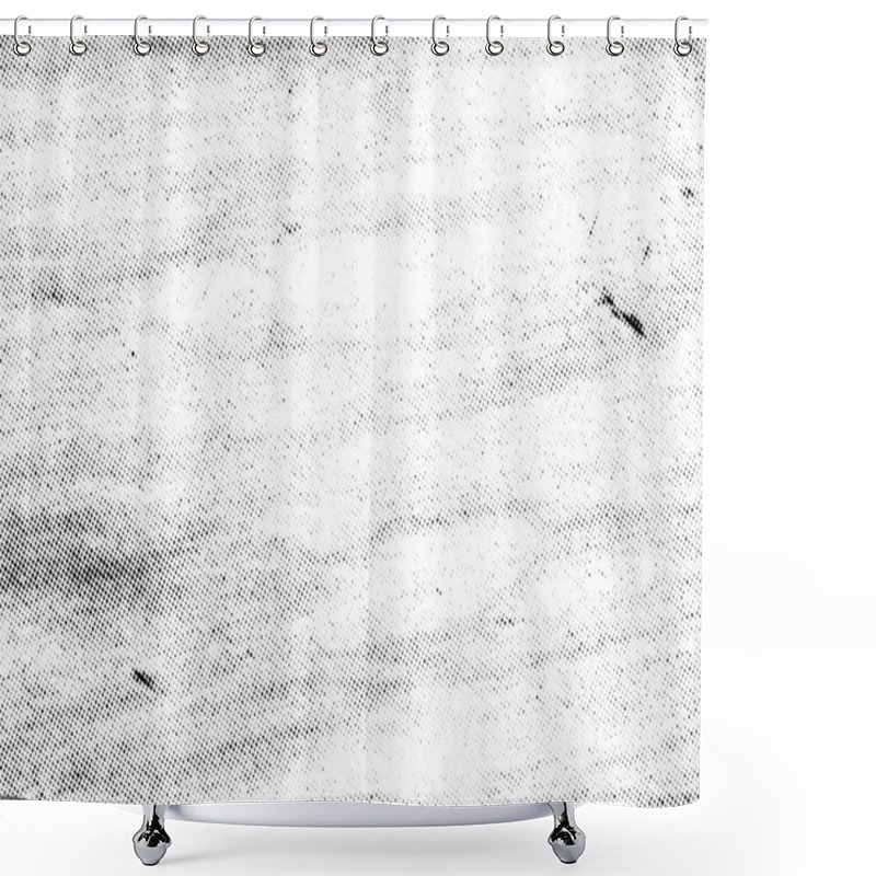 Personality  Subtle Halftone Dots Vector Texture Overlay Shower Curtains