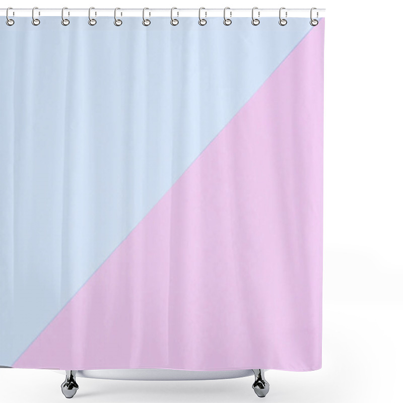 Personality  Paper Pastel Geometric Flat Lay Abstract Background Texture Shower Curtains