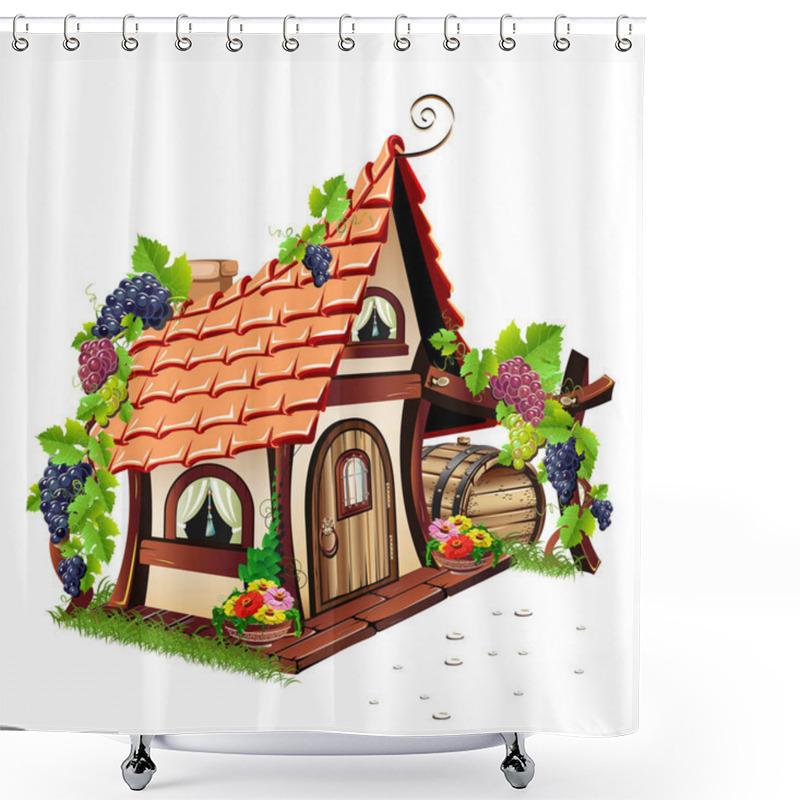 Personality  Little Fairy House Shower Curtains