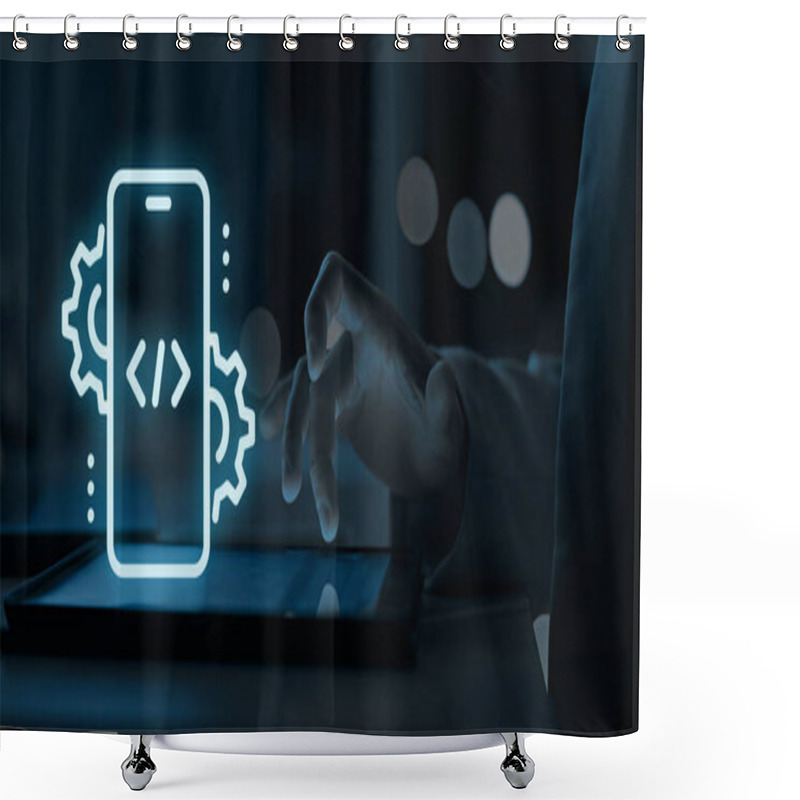 Personality  Revolutionizing User Experiences With Mobile App Development Shower Curtains