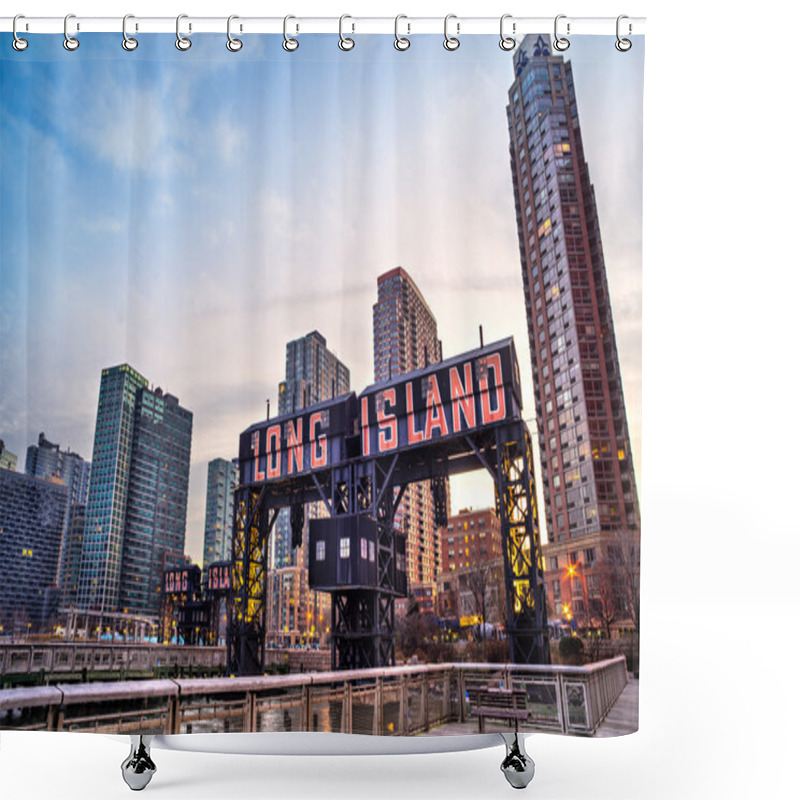 Personality  Long Island, New York City. USA. Shower Curtains