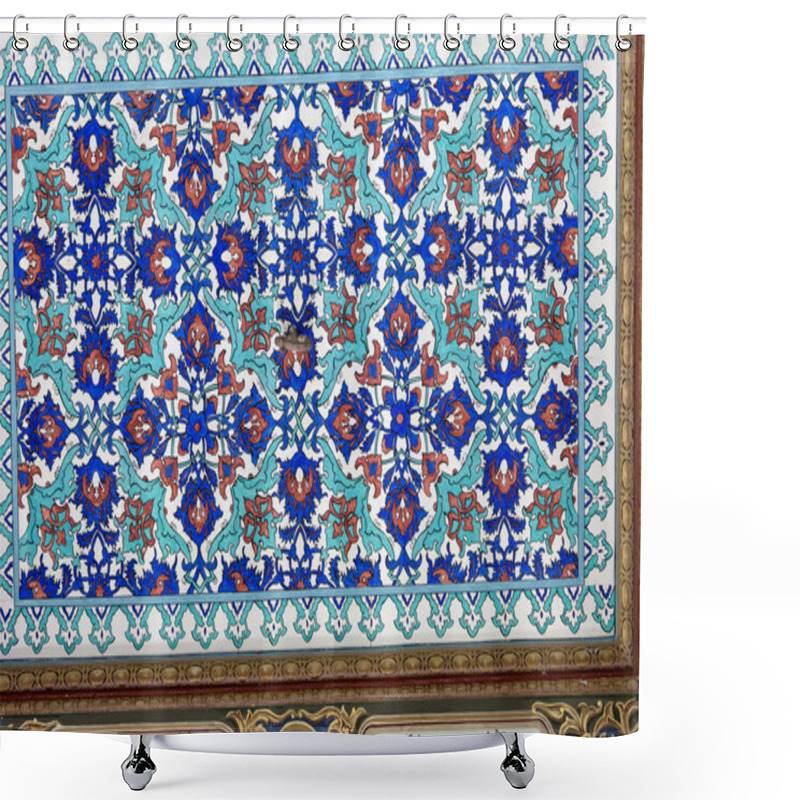 Personality  Handmade Tiles. Topkapi Palace In Istanbul,Turkey Shower Curtains