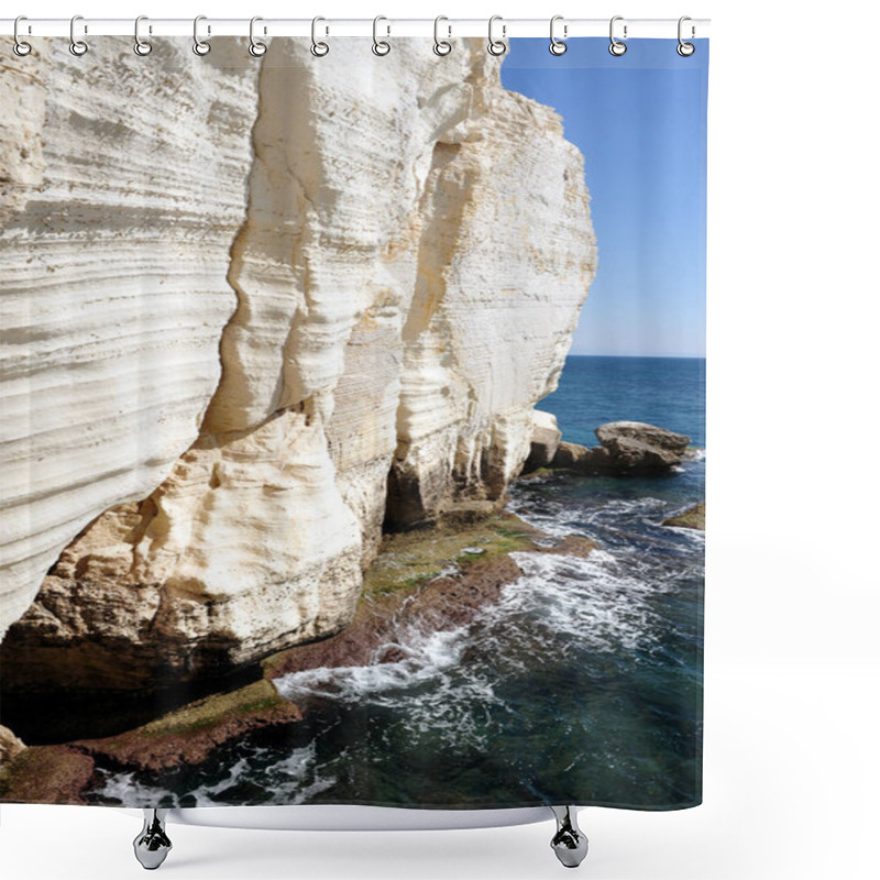 Personality  Rosh HaNikra Grottos - Israel Shower Curtains