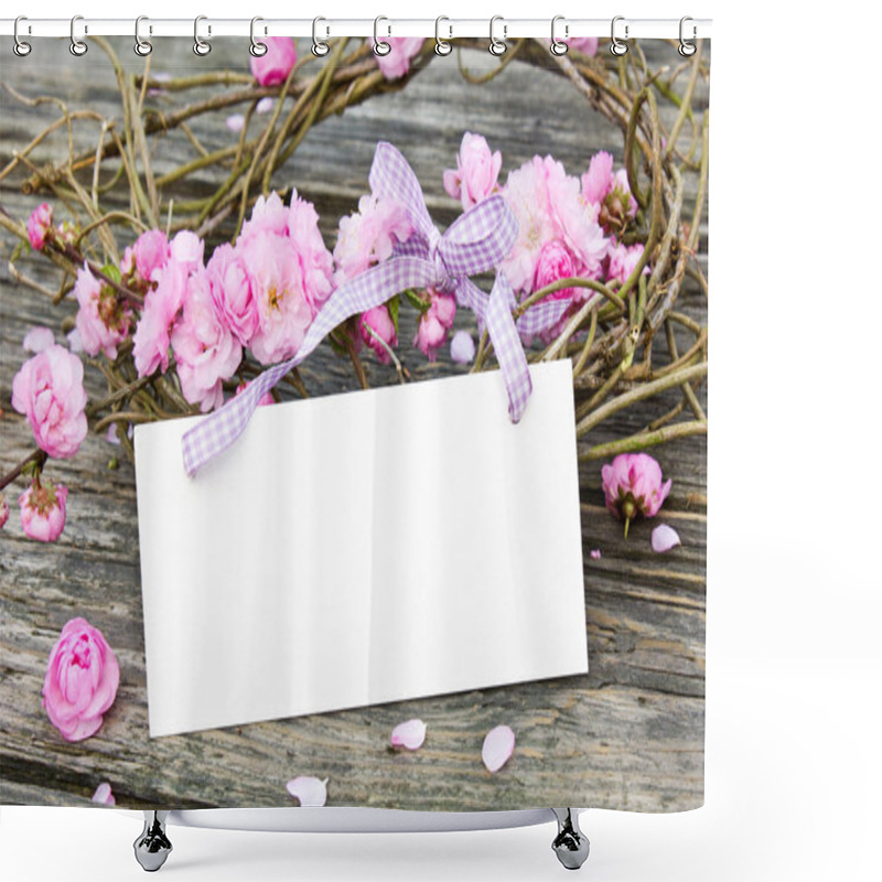 Personality  Pink Blossoms Shower Curtains