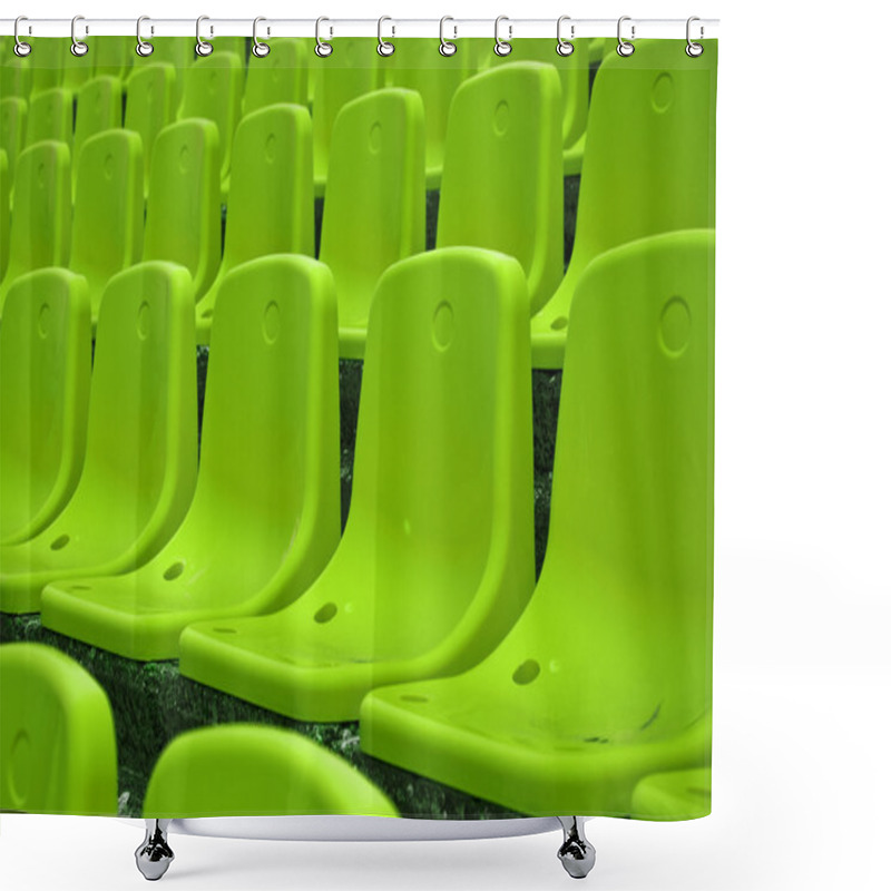 Personality  Stadium Seats Pattern Shower Curtains