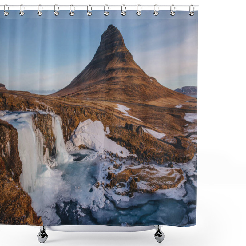 Personality  Kirkjufellsfoss Shower Curtains