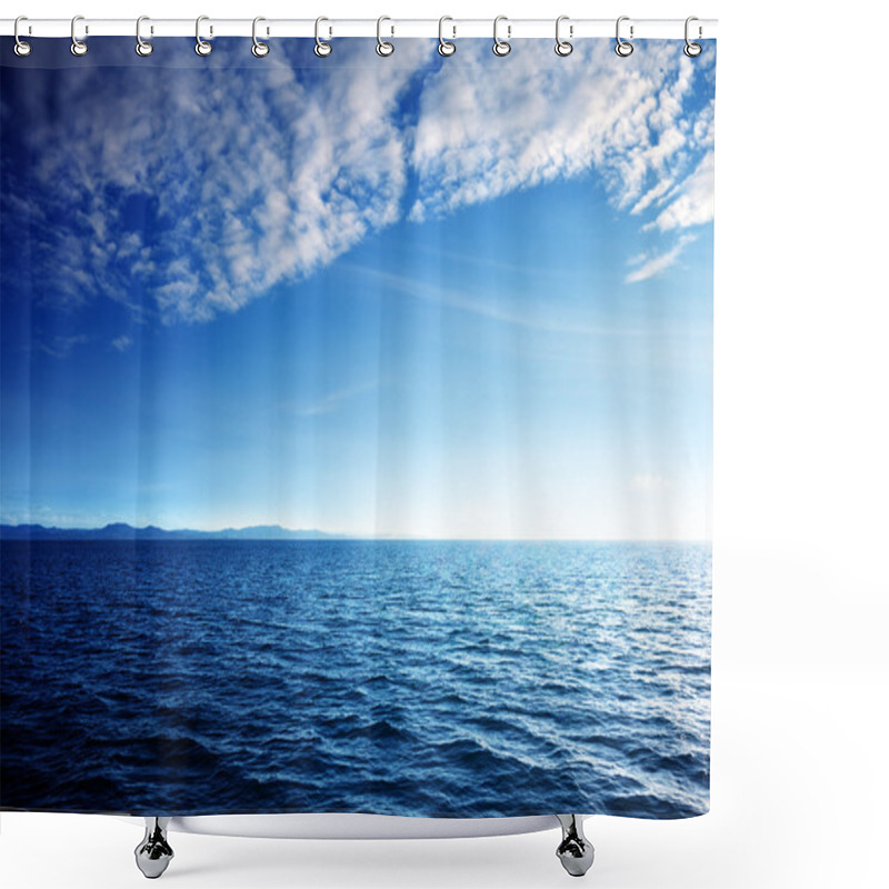 Personality  Caribbean Sea And Perfect Sky Shower Curtains