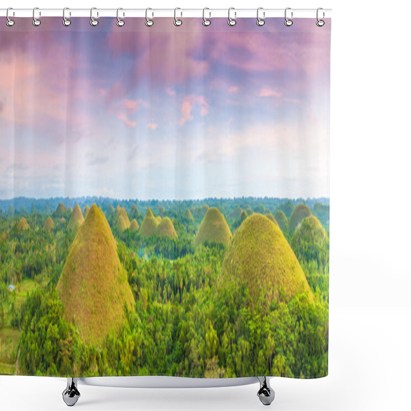 Personality  Chocolate Hills Shower Curtains