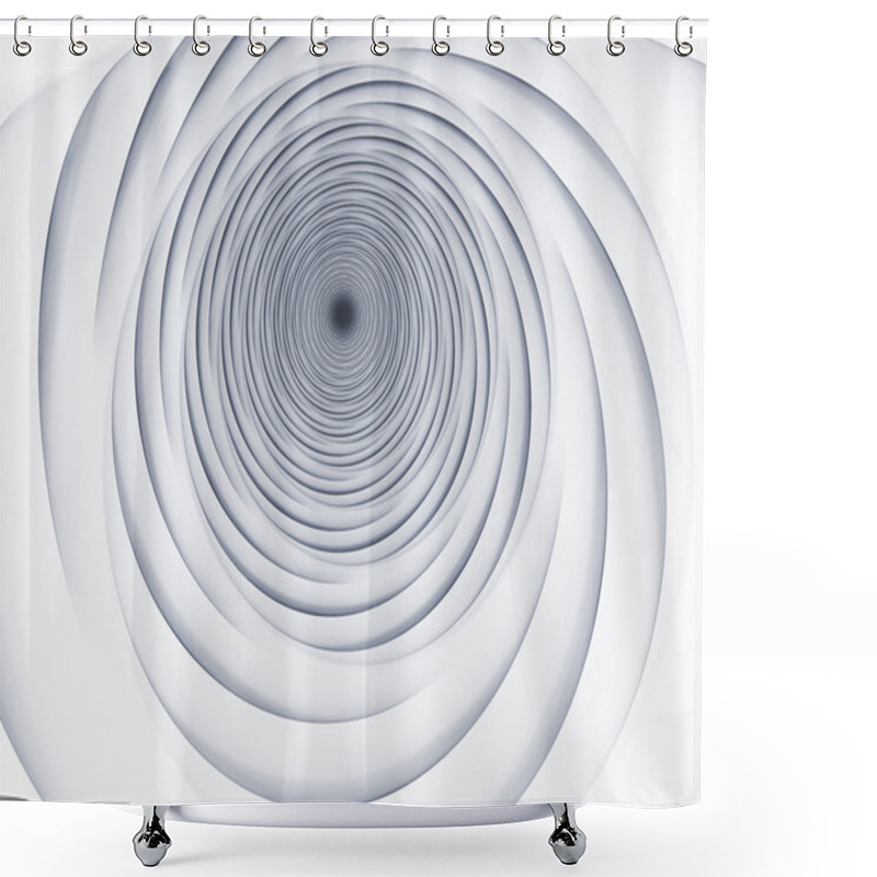 Personality  Fractal Vertigo Shower Curtains