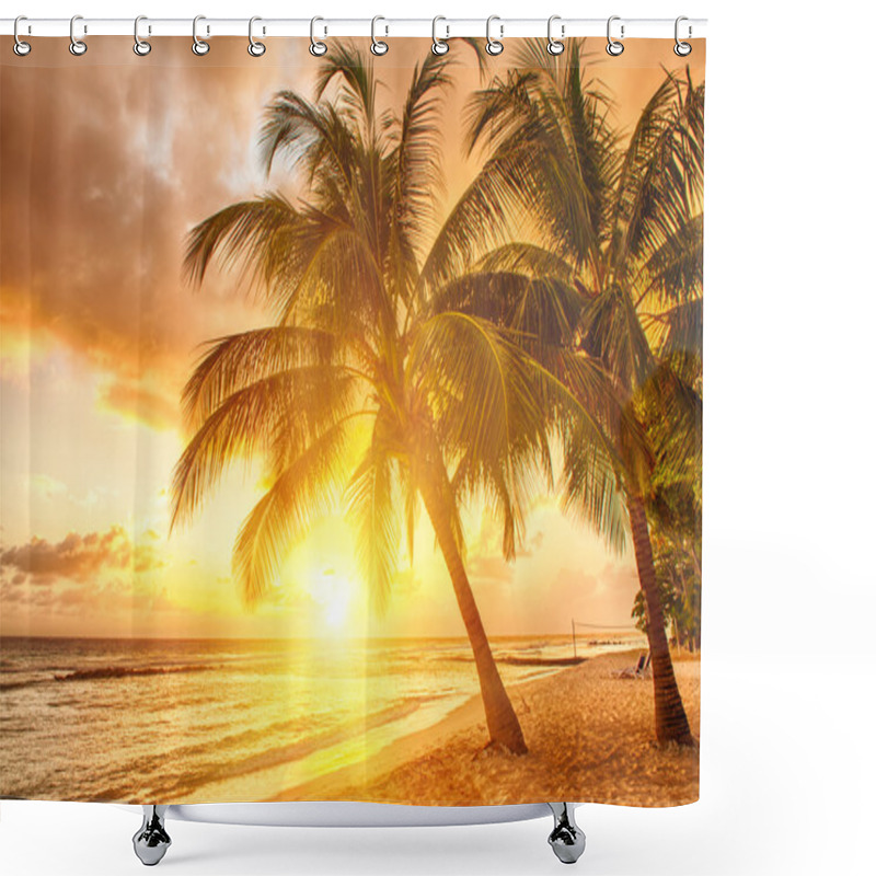 Personality  Barbados Shower Curtains