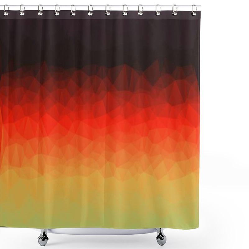 Personality  Abstract Geometric Background With Poly Pattern Shower Curtains