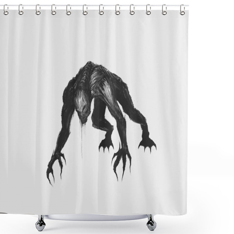 Personality  Dark Fantasy Character Concept, Zombie  Shower Curtains