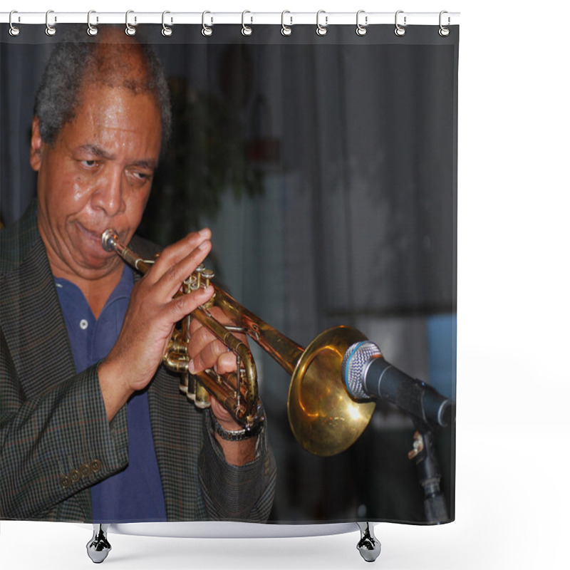 Personality  Nightclub Jazz. Shower Curtains