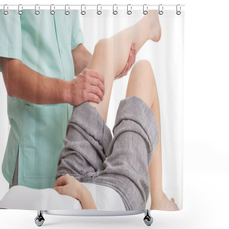 Personality  Leg Massage Shower Curtains