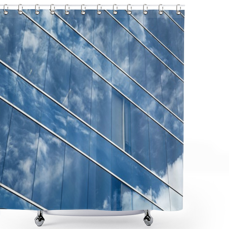 Personality  Office Building Detail Shower Curtains