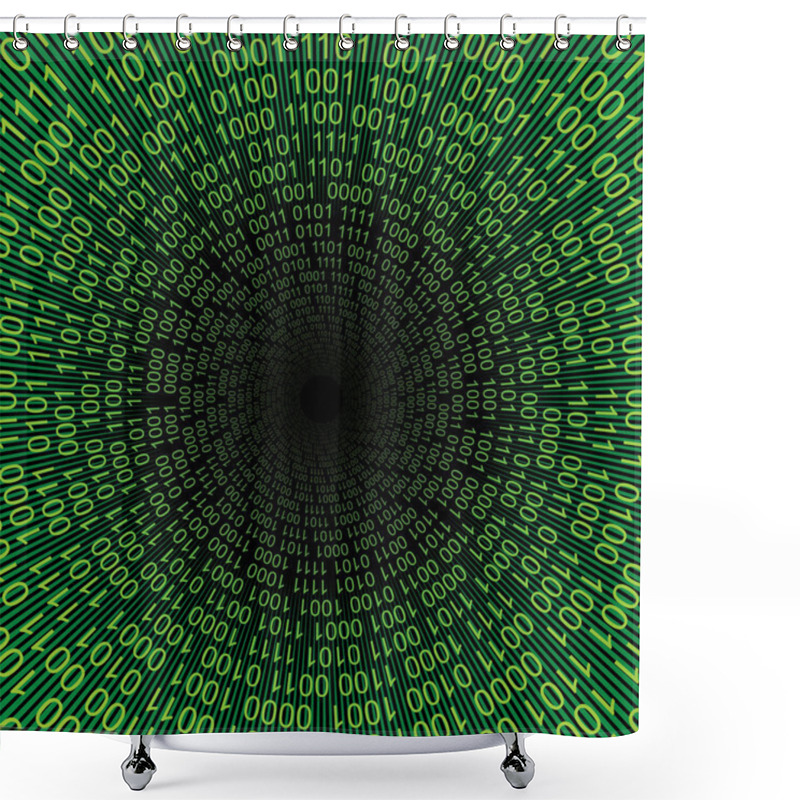 Personality  Tunnel. Shower Curtains