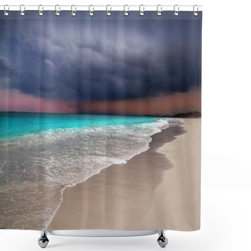 Personality  Hurricane Tropical Storm Beginning Caribbean Sea Shower Curtains