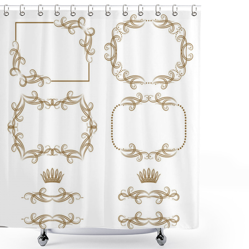 Personality  Decorative Frames Shower Curtains