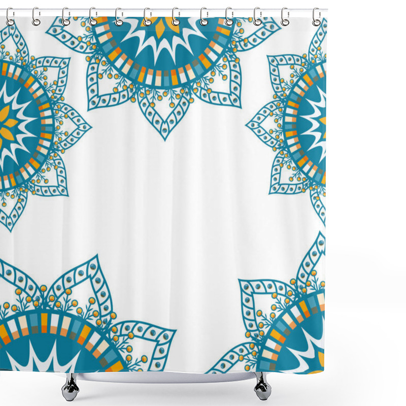 Personality  Mandala Art Decorative Icon Shower Curtains