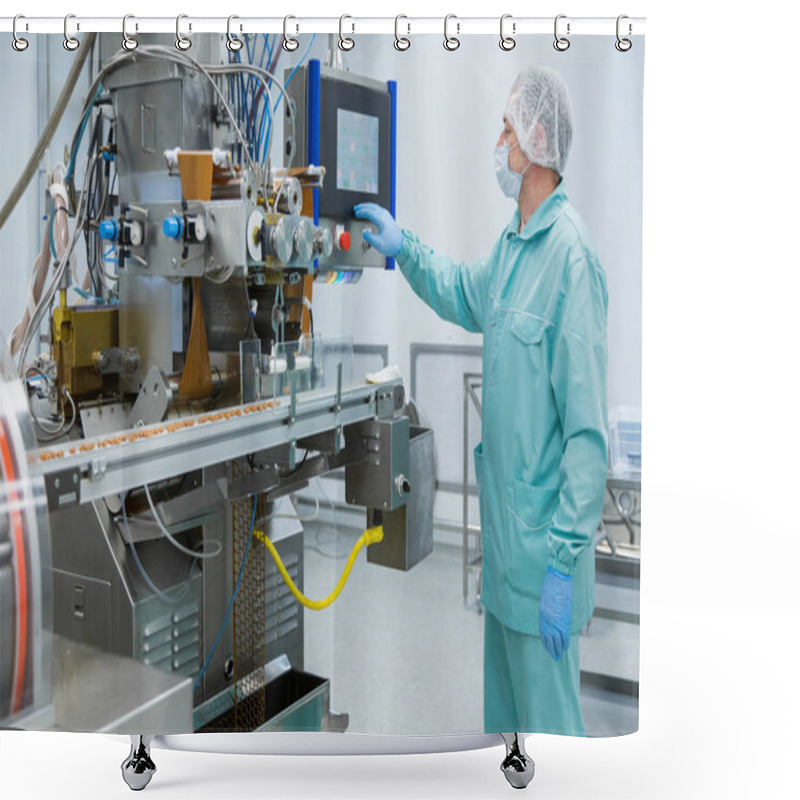 Personality  Inside Of Pharmaceutical Pant Minskinterkaps In Minsk, Belarus Shower Curtains