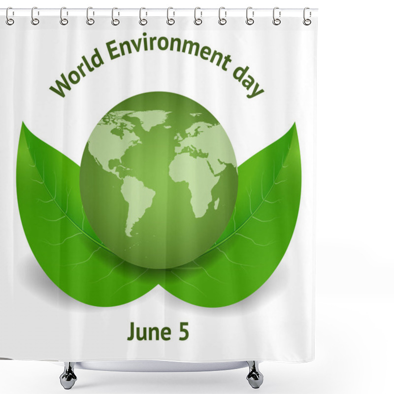 Personality  World Environment Day Concept Shower Curtains