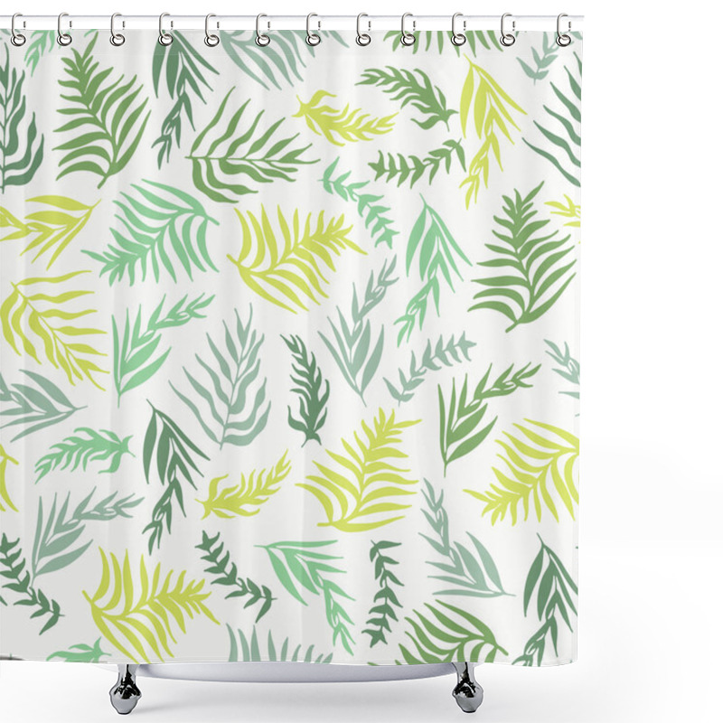 Personality  Palm Leaves Pattern Shower Curtains