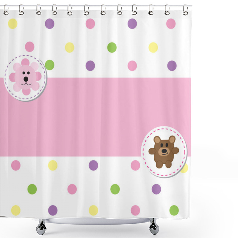 Personality  Baby Girl Shower Curtains