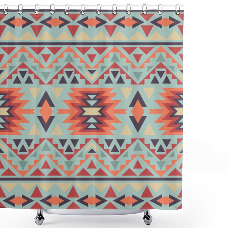 Personality  Seamless Navajo Pattern Shower Curtains