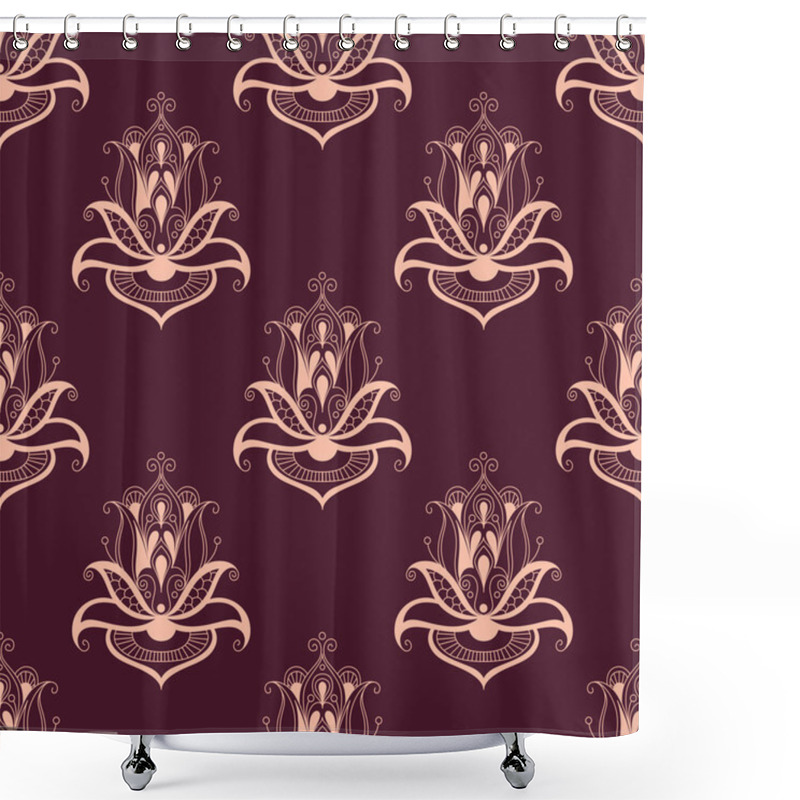 Personality  Paisley Floral Seamless Pattern Shower Curtains