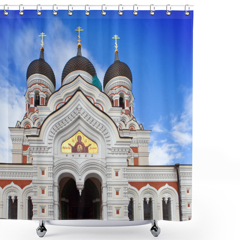 Personality  Alexander Nevsky Cathedral. Old City, Tallinn, Estonia. Shower Curtains