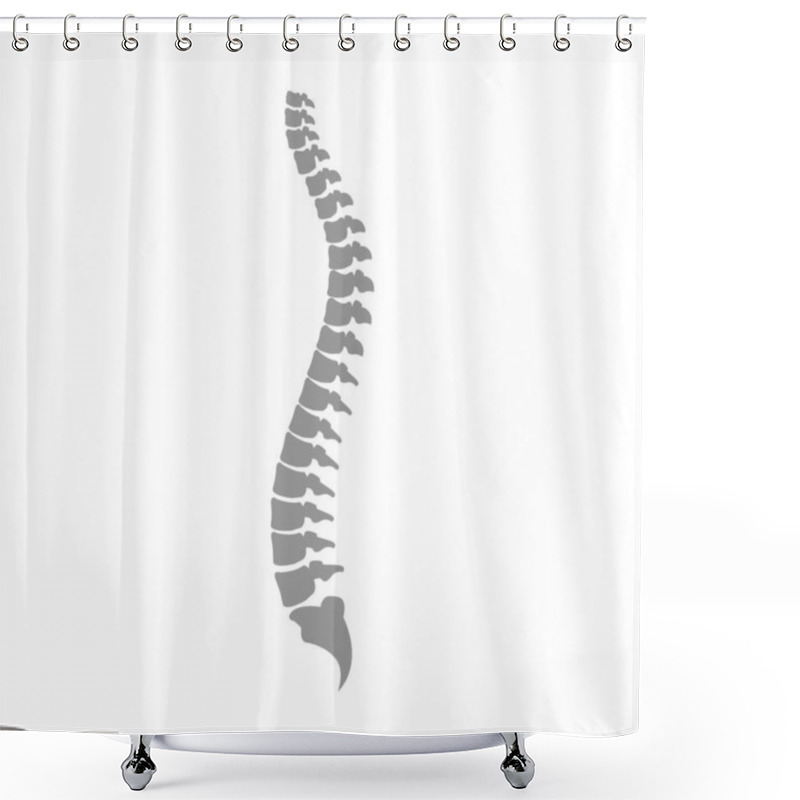 Personality  Back Pain Vector Icon - Vector Shower Curtains