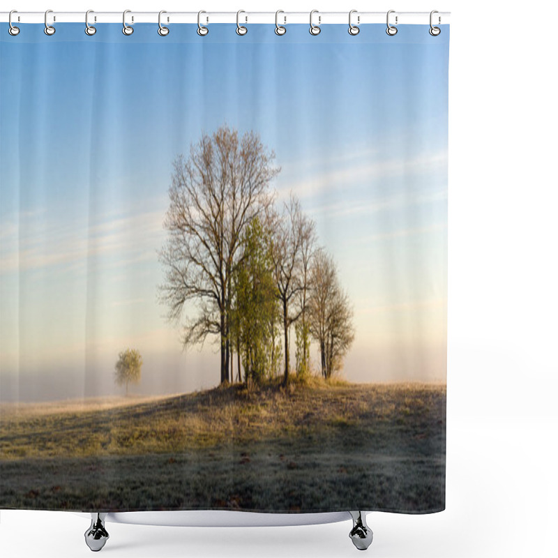 Personality  Spring Morning On The Meadows Shower Curtains