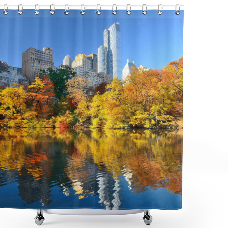 Personality  Autumn Central Park Shower Curtains