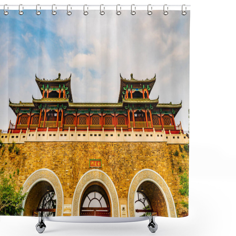 Personality  China Nanjing City Wall 72 Shower Curtains