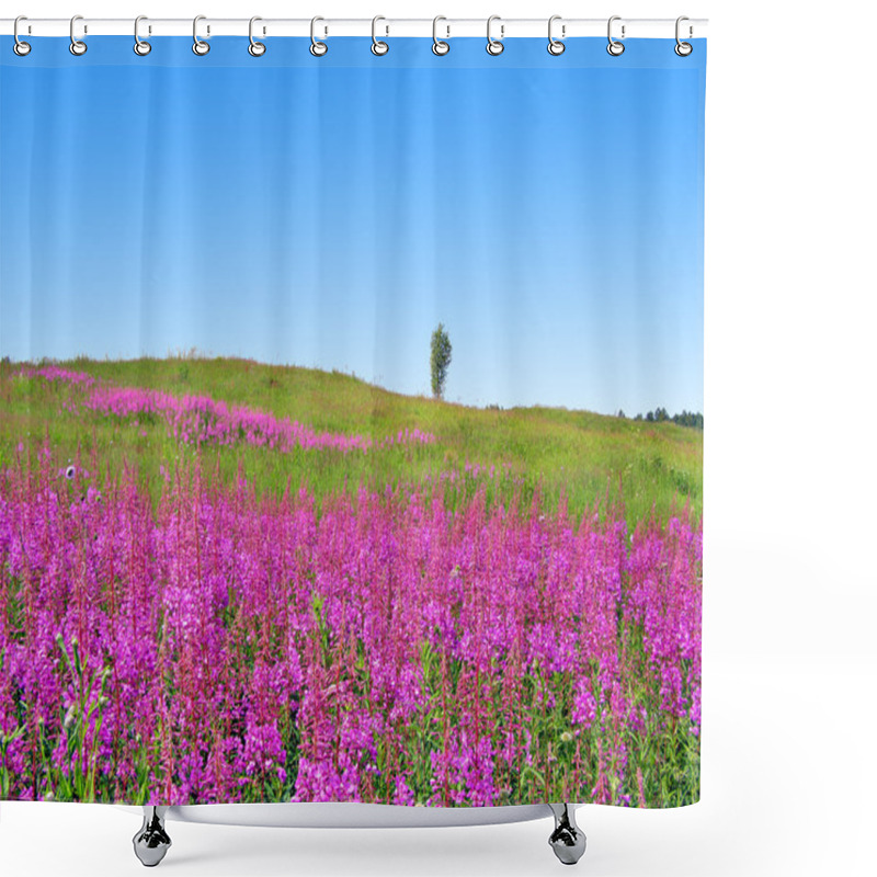 Personality  Summer Landscape Shower Curtains