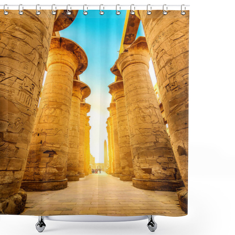 Personality  Luxor Temple Ruins Shower Curtains