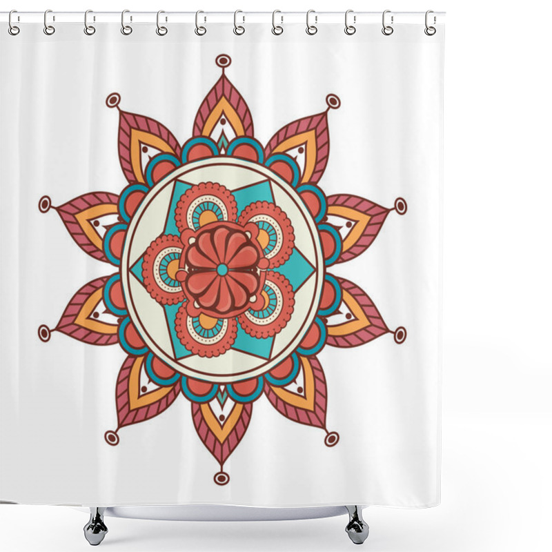 Personality  Mandala Art Decorative Icon Shower Curtains