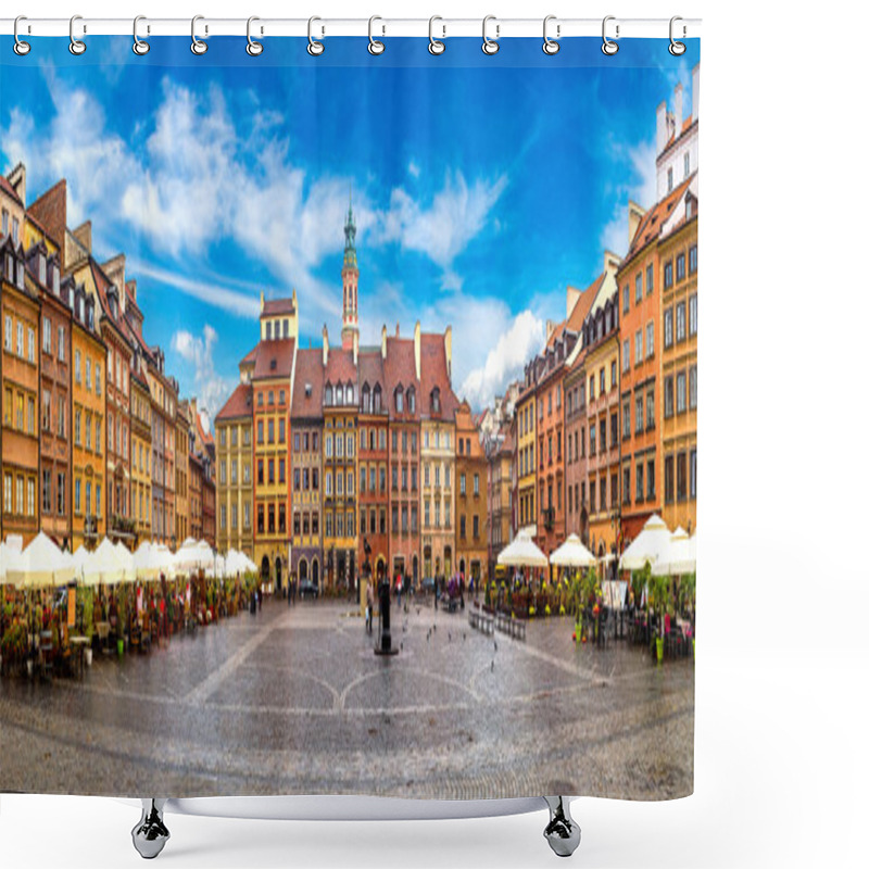 Personality  Old Town Square In Warsaw Shower Curtains