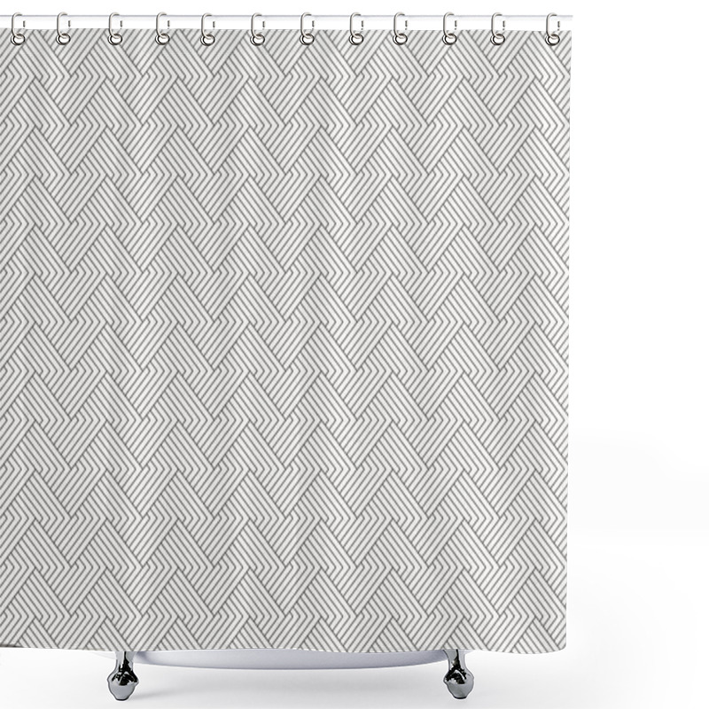 Personality  Seamless Pattern Background With Geometric Shapes Shower Curtains