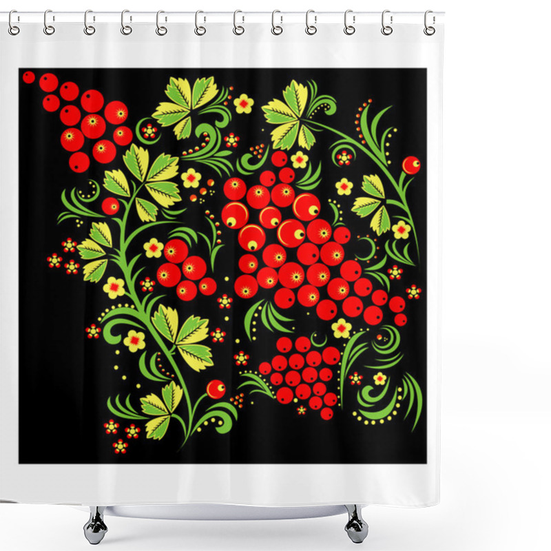 Personality  Rowan Berries Shower Curtains