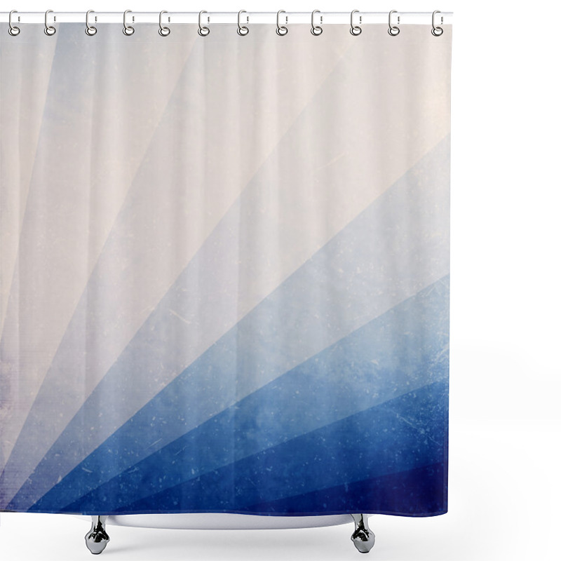 Personality  Grunge Rays Background Shower Curtains