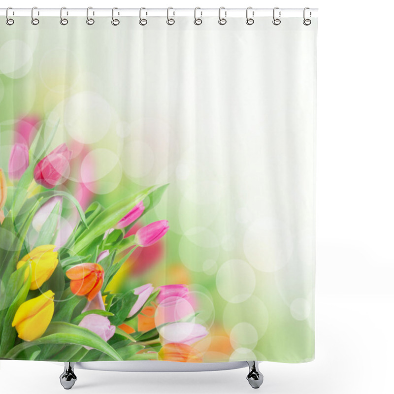 Personality  Beautiful Floral Background Shower Curtains